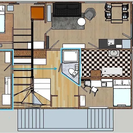 Dla Dwojga W Zacisznej Czesci Sopotu Z Lazienka Wspolna Dla Dwoch Pokoi * ソポト